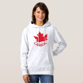 Canada Maple Leaf Sweat à capuche pour femmes (Devant entier)