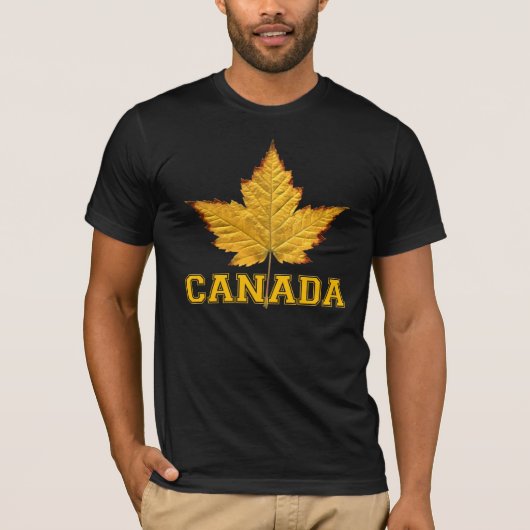 Canada Maple Leaf T-Shirt Canada Souvenir Shirt (Voorkant)
