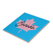Canada Maple leaf Tegeltje (Zijkant)