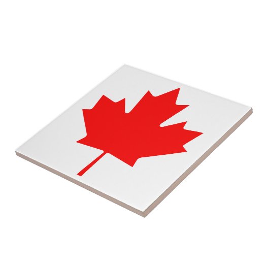 Canada Maple Leaf Tegeltje (Zijkant)