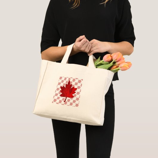 Canada-Maple Leaf van Shirley Taylor Mini Canvas t Tote Bag (Voorkant (product))
