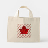 Canada-Maple Leaf van Shirley Taylor Mini Canvas t Tote Bag (Achterkant)