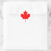 Canada Maple Leaf Vierkante Sticker (Tas)