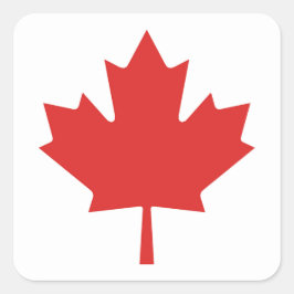 Canada Maple Leaf Vierkante Sticker