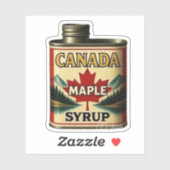 CANADA MAPLE SYRUP STICKER (Vel)