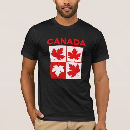 Canada Maple verlaat T-shirt (Voorkant)