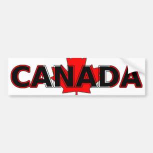 Canada met Leaf Bumpersticker