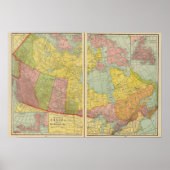 Canada met spoorwegen poster (Voorkant)