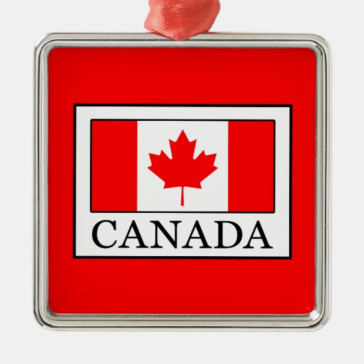 Canada Metalen Ornament (Voorkant)