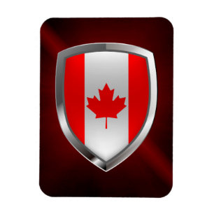 Canada Mettalic Emblem Magneet