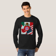 Canada-Mexico-VS Unisex Long Sleeve T-Shirt