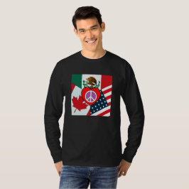 Canada-Mexico-VS Unisex Long Sleeve T-Shirt