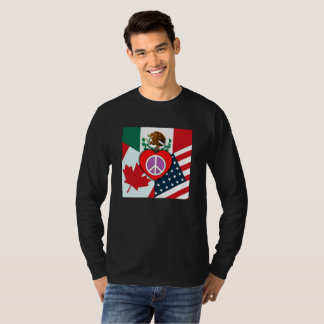 Canada-Mexico-VS Unisex Long Sleeve T-Shirt