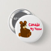 Canada, Mijn startpunt Ronde Button 5,7 Cm (Voorkant /achterkant)