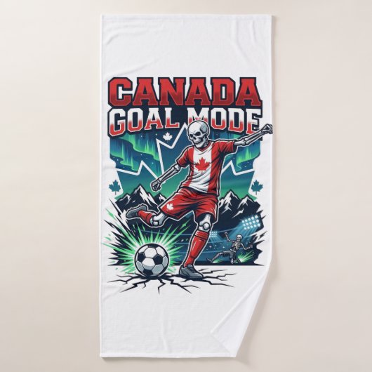 Canada Mode de but squelette attaquant nations dyn (Serviette de bain)