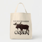 Canada Moose Canvas tas Custom Canada Tassen (Voorkant)