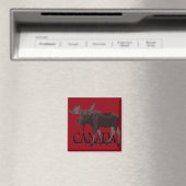 Canada Moose Fridge Magnet Canada Souvenir Magnet Magneet (Insitu (Vaatwasser))