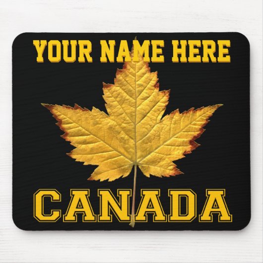 Canada Mousepad Custom Canada Varsity Mousepad Muismat (Voorkant)