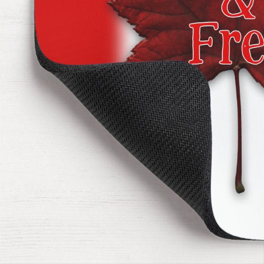 Canada Mousepad Red Canada Maple Leaf Mousepad Muismat (Hoek)