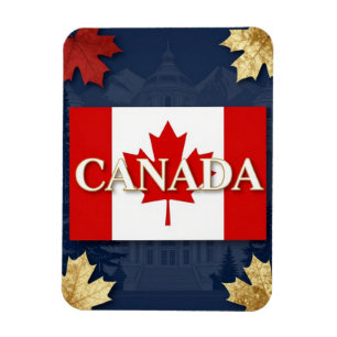 🍁 CANADA Nationaal Erfgoed Luxe Reizen Identiteit Magneet