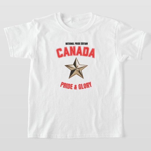 Canada National Pride Edition Kids' Basic T-Shirt (Poser)