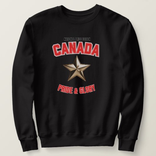 Canada National Pride Heren Basic Sweatshirt (Design voorkant)