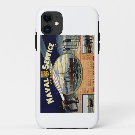 Canada Naval Service Case-Mate iPhone Case (Achterkant)