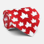 Canada Neckties Fun Canada Souvenir Stropdassen (Opgerold)