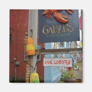 Canada, New Brunswick, St Andrews. Kleurrijk Magneet