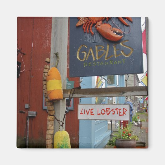 Canada, New Brunswick, St Andrews. Kleurrijk Magneet (Voorkant)