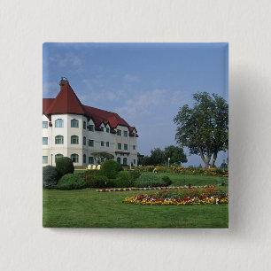 Canada, New Brunswick, St Andrews. The Fairmont Vierkante Button 5,1 Cm