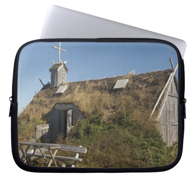Canada, Newfoundland en Labrador, L'Anse Aux Laptop Sleeve (Voorkant)