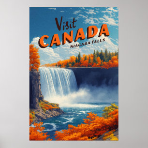 Canada Niagara Falls Reisposter Poster