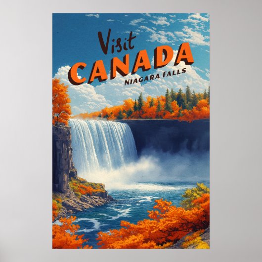 Canada Niagara Falls Reisposter Poster (Voorkant)