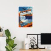 Canada Niagara Falls Travel Poster (Bureau à domicile)