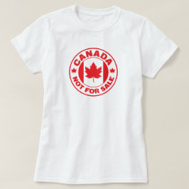 Canada niet te koop t-shirt
