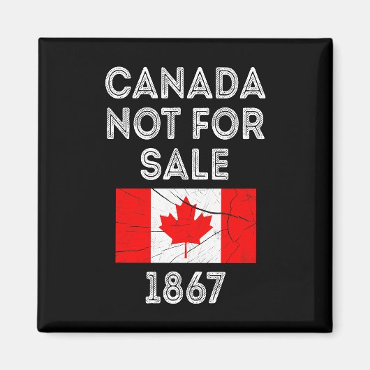 Canada niet te koop - Trots en patriottisch Magneet (Voorkant)