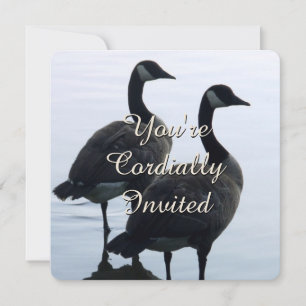 Canada nodigt Canada uit om Canada Goose RSVP aan Kaart