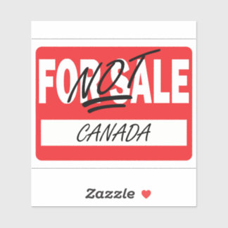 Canada NON à la vente Sticker