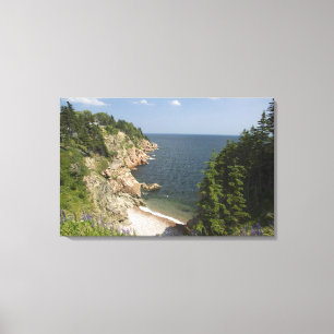 Canada, Nova Scotia, Cape Breton Island, Cabot Canvas Afdruk