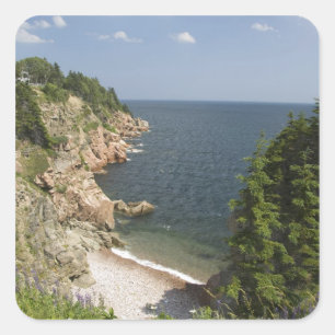 Canada, Nova Scotia, Cape Breton Island, Cabot Vierkante Sticker