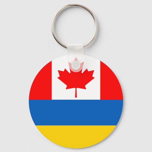 Canada Oekraïne Sleutelhanger (Voorkant)