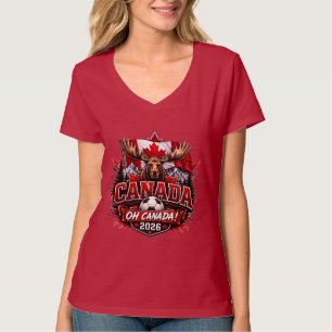 Canada Oh Canada 2026 Voetbalfan T-shirt