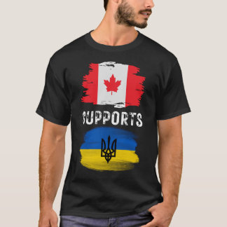 Canada ondersteunt Oekraïne, ondersteunt Oekraïne T-shirt