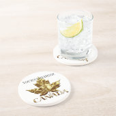 Canada Onderzetter Gold Canada Team Onderzetter (Zijkant)