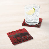 Canada Onderzetters Moose Art Canada Drink Coaster (Insitu)