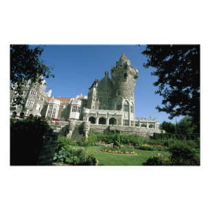 Canada, Ontario, Toronto. Historisch Casa Loma Foto Afdruk