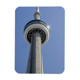 Canada, Ontario, Toronto. Top van de CN Tower met Magneet