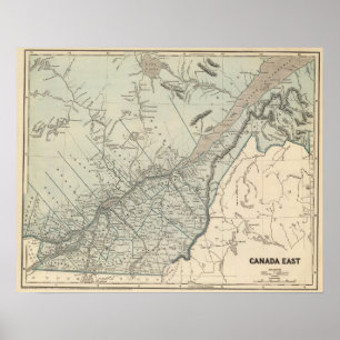 Canada Oost Poster