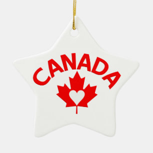Canada ornament, aanpassen keramisch ornament